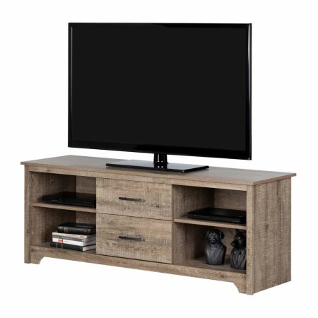 South Shore Fusion 2-Drawer TV Stand & Media Storage Console Cabinet