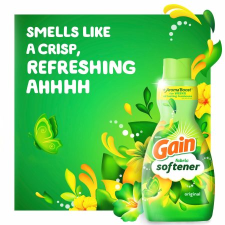 Gain Fabric Softener, Original, 4.16 L, 190 Loads, HE Compatible