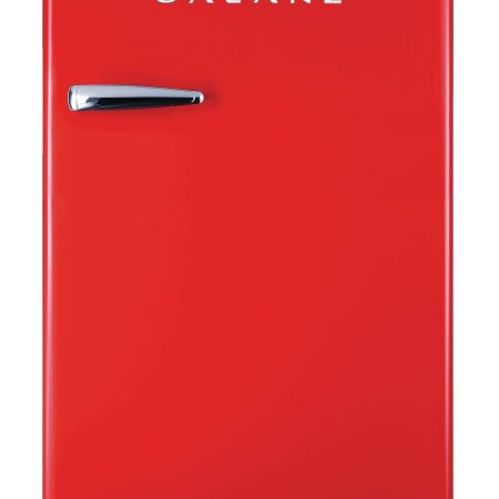 Galanz Compact Mini Refrigerator with Adjustable Thermostat, 3.5-cu.ft. Red