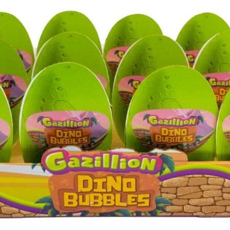 Gazillion Bubbles® Dino Egg Bubble Solution with Figure, Includes 8 oz of Solution, Ages 3+