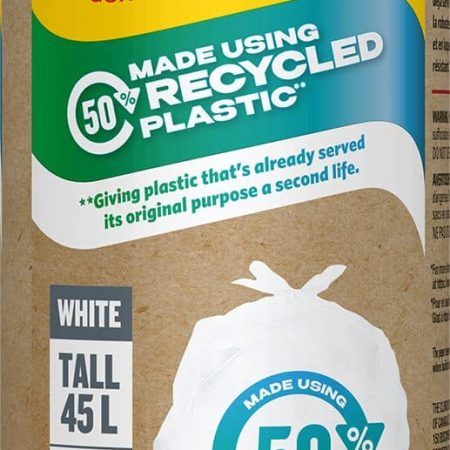 GLAD PCR Garbage Bags, 45-L