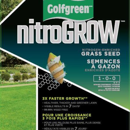 Golfgreen NitroGROW Shade Nitrogen-Enriched Grass Seed & Fertilizer Mix, 1-0-0, 1.5-kg