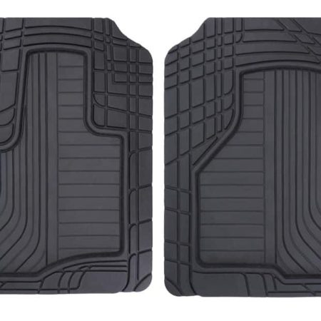 Goodyear Extra Heavy-Duty Floor Mats, Black, 2-Pc