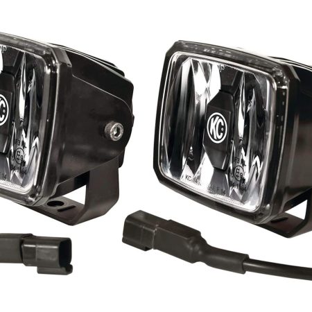 KC HiLITES Gravity® G46 20W Driving Beam LED Lights System,  Pair/Pack, Waterproof, (SAE/ECE)