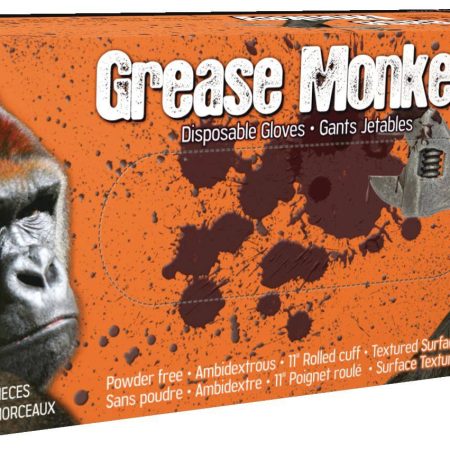 Grease Monkey Latex Disposable Gloves 15-mil, 50-pk, Assorted Sizes, 5553PF