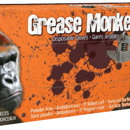 Grease Monkey Latex Disposable Gloves 15-mil, 50-pk, Assorted Sizes, 5553PF