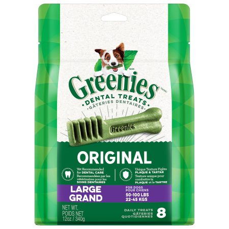 Greenies Original Large Oral Care Dental Dog Treats, 340-g