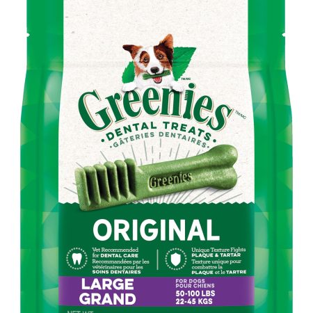 Greenies Original Large Oral Care Dental Dog Treats, 340-g