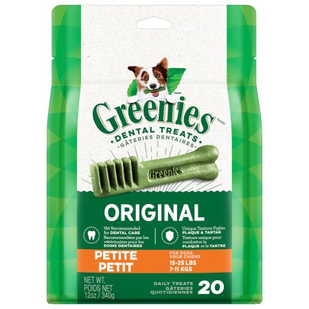 Greenies Original Petite Oral Care Dental Dog Treats, 340-g