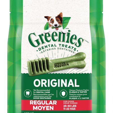 Greenies Original Regular Oral Care Dental Dog Treats, 340-g