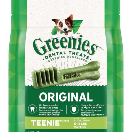 Greenies Original Teenie Oral Care Dental Dog Treats, 340-g