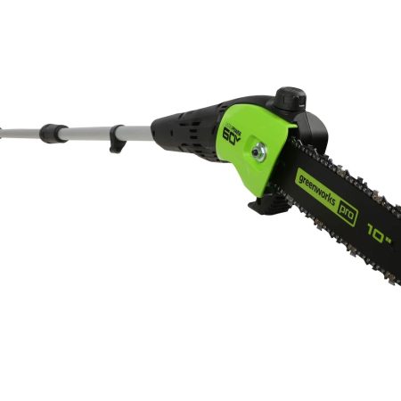 Greenworks PRO 60V Brushless Polesaw, 2 Ah Battery Included, 10-in