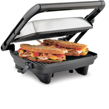 Hamilton Beach Non-Stick Panini Grill Press/Sandwich Maker, Stainless Steel