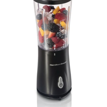 Hamilton Beach Personal Creations™ Single-Serve Blender w/ Travel Jar, Black, 414mL