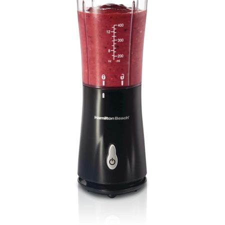 Hamilton Beach Personal Creations™ Single-Serve Blender w/ Travel Jar, Black, 414mL