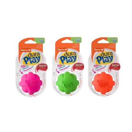 Hartz Dura Play Durable Latex Ball Dog Toy, Small, Assorted Colours