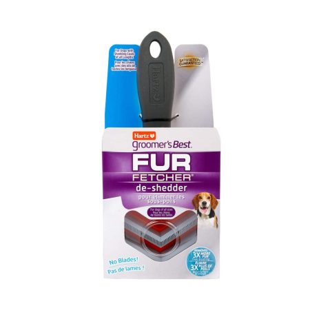 Hartz Dog Fur Fetcher De-Shedder, Medium