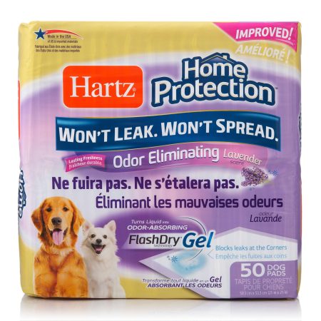 Hartz Home Protection™ Odour-Eliminating Dog Training Pads, Lavender Scent, 21-in x 21-in, 50-pk