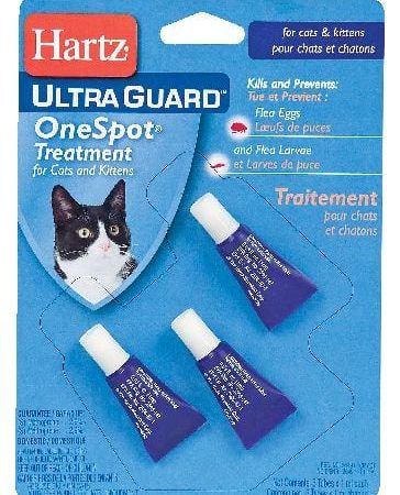 Hartz Ultra Guard One Spot Topical Flea Egg Treatment For Cats and Kittens, 3-pk