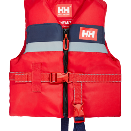 Helly Hansen Kids' Woven Polymer PFD/Life Jacket, Red