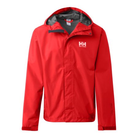 Helly Hansen Men's Seven J Hooded Rain Jacket, Waterproof, Breathable, Shell, Windbreaker