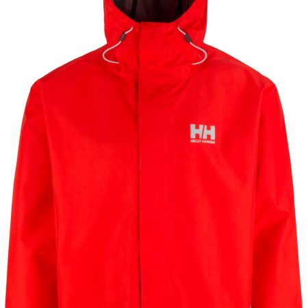 Helly Hansen Men's Seven J Hooded Rain Jacket, Waterproof, Breathable, Shell, Windbreaker