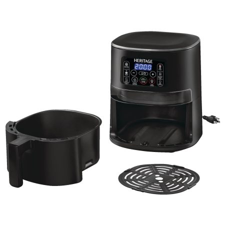 Heritage Digital Air Fryer with LED Touchscreen, 4-L