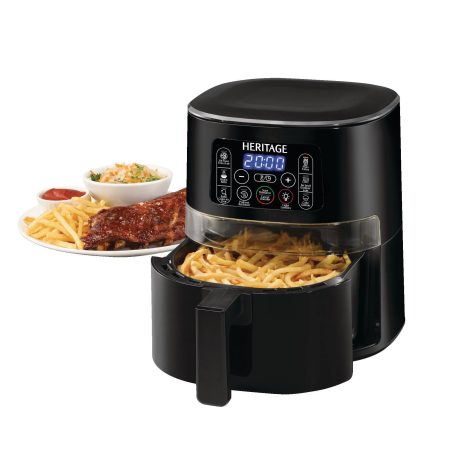 Heritage Digital Air Fryer with LED Touchscreen, 4-L