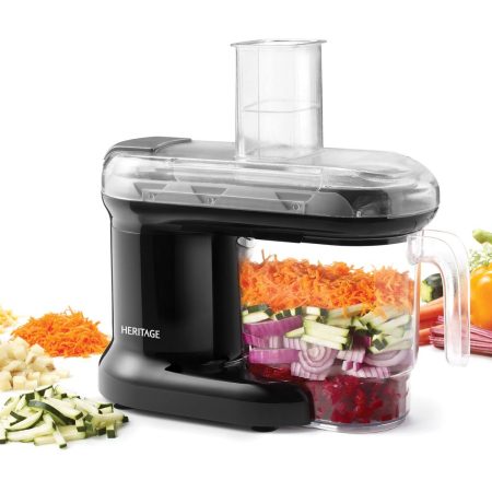 Starfrit Heritage 7-in-1 Electric Food Mandoline/Slicer, Black