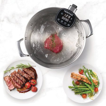 Heritage Sous Vide Precision Cooker w/ LED Display, Black