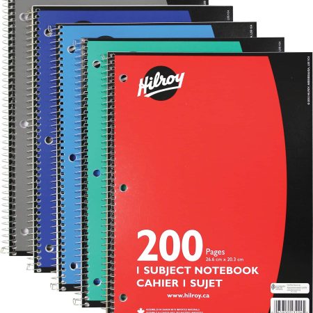 Hilroy 1-Subject Lined Paper Notebook, 200-Pages