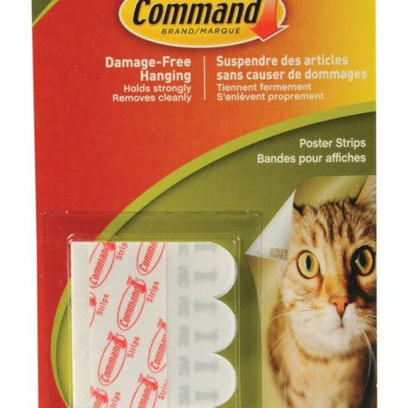 Command Removable Hook with Adhesive Strips, Damage Free Hanging, Reusable, Re-Position