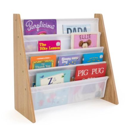 Humble Crew Journey Kids' 4-Tier Bookshelf, Natural Wood