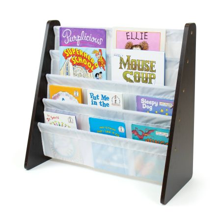 Humble Crew Sumatra Kids' 4-Tier Bookshelf, Espresso