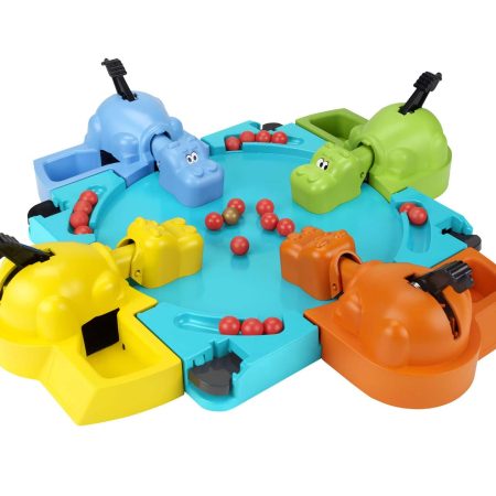 Hasbro Hungry Hungry Hippos Feeding/Marble-Chomping Game For Kids, Ages 4+