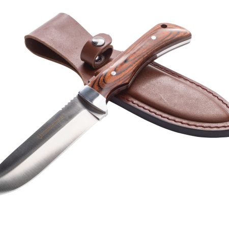 Huntshield Canadian All Purpose Hunter Knife w/ Leather Sheath