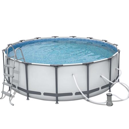 HydroForce™ Pro Max Round Steel Frame Swimming Pool, 15-ft x 48-in