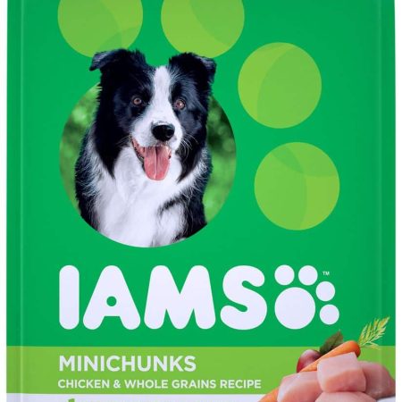 IAMS™ Adult Minichunks Dry Dog Food Chicken & Whole Grains Recipe, 3.18-kg