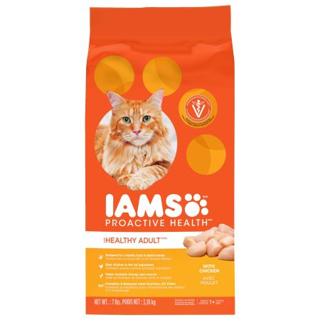 IAMS Proactive Health with Chicken Adult Dry Cat Food, 3.2-kg