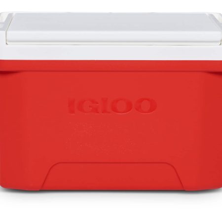 Igloo Cool Outdoor Hard Cooler with Reversible Lid Tray, 9-Qt, Red