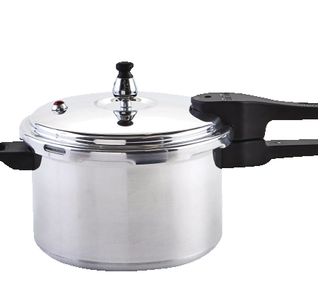 Imusa Stovetop Pressure Cooker, Aluminum, 4.2-qt