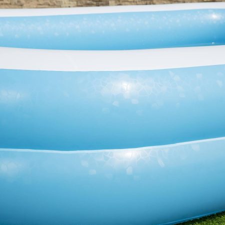 Bestway Rectangular Inflatable Family Wading Pool, 8 1/2-ft x 5.8-ft x 20-in