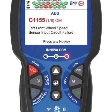 Innova  Fuel Pressure OBD2 Vehicle Code Reader / Scan Tool w/ ABS & SRS