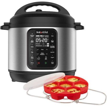 Instant Pot Duo Plus 9-in-1 Multi-Use Electric Pressure Cooker with Egg Attachment, 6-qt