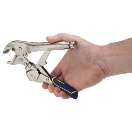 IRWIN IRHT82573 Vise-Grip Fast Release™ 10CR Curved Jaw Locking Pliers, 1-7/8-in Jaw Capacity, 10-in