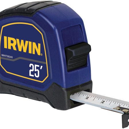 IRWIN IWHT36345 Bi-Material Tape Measure, 25-ft