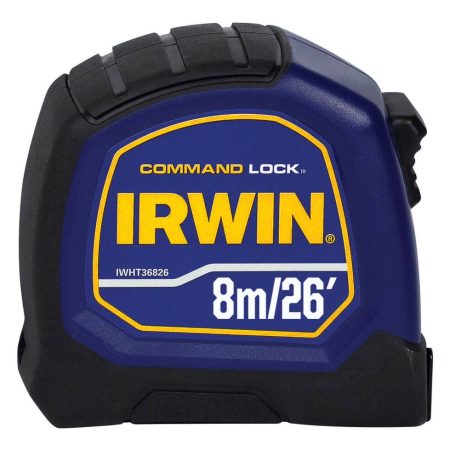 IRWIN IWHT36826 Command Lock Tape Measure, 26-ft