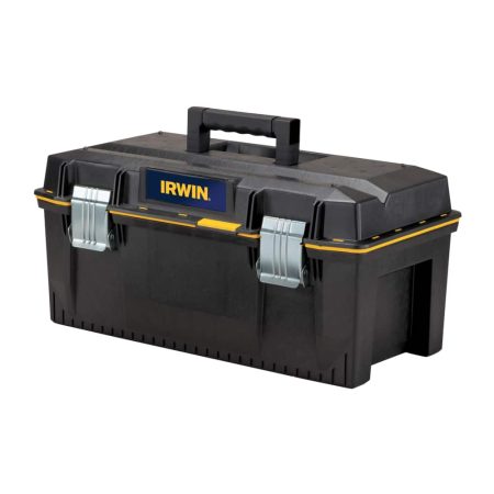 Irwin Portable Structural Foam Tool Box w/ Removable Tray, Black, 23-in