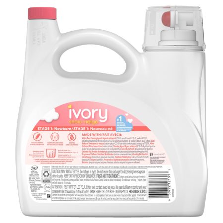 Ivory Snow Baby Liquid Laundry Detergent, 80 loads, 3.4 L