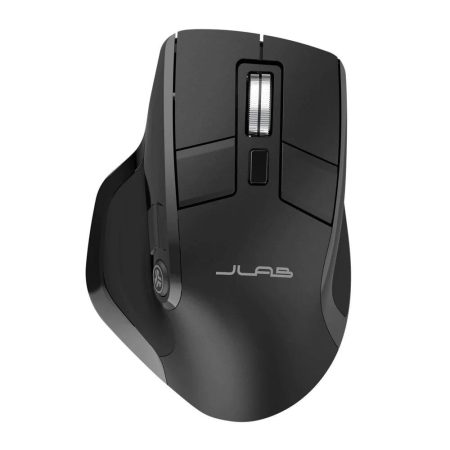 JLab Epic Multi-Device Full-Size Wireless Mouse, Black